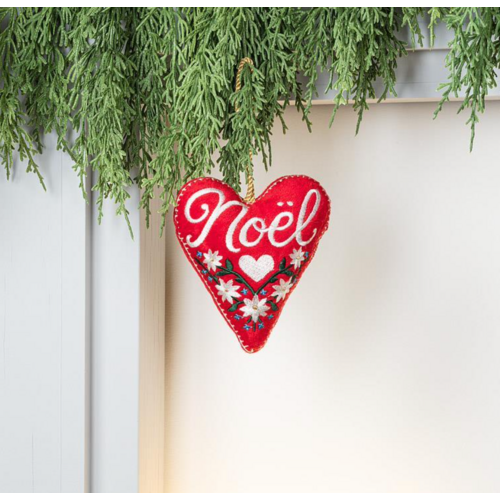 Abbott Noel Heart Ornament Abbott Noel Heart Ornament