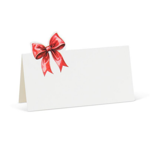 Abbott Big Bow Fold Placecards 12 Pcs