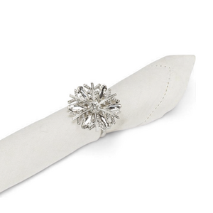 Abbott Napkin Ring Snowflake Silver Abbott Napkin Ring Snowflake Silver