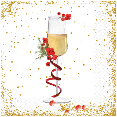 Paper+Design Napkin Lunch Paper Golden Bubbles Paper+Design Napkin Lunch Paper Golden Bubbles