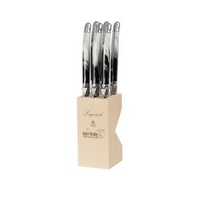 Laguiole Steak Knife Set in Block Viennois