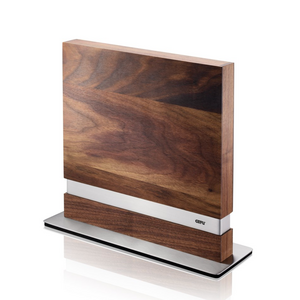 Gefu ENNO Magnetic Knife Block Walnut