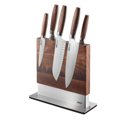 Gefu ENNO Magnetic Knife Block Walnut Gefu ENNO Magnetic Knife Block Walnut