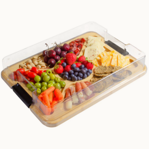 Totally Bamboo Flip, Serve & Store Charcuterie Board with Locking Lid
