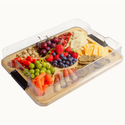 Totally Bamboo Flip, Serve & Store Charcuterie Board with Locking Lid Totally Bamboo Flip, Serve & Store Charcuterie Board with Locking Lid