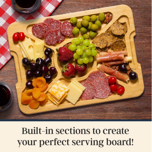 Totally Bamboo Flip, Serve & Store Charcuterie Board with Locking Lid Totally Bamboo Flip, Serve & Store Charcuterie Board with Locking Lid