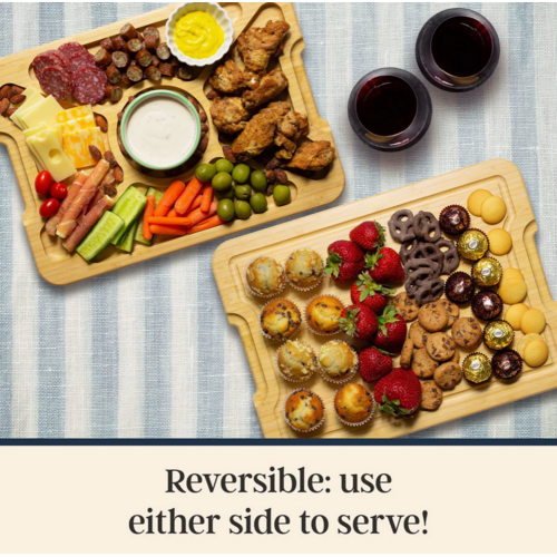 Totally Bamboo Flip, Serve & Store Charcuterie Board with Locking Lid Totally Bamboo Flip, Serve & Store Charcuterie Board with Locking Lid