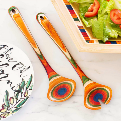Totally Bamboo Marrakesh Salad Serving Set Totally Bamboo Marrakesh Salad Serving Set