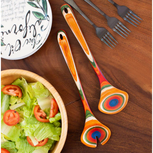 Totally Bamboo Marrakesh Salad Serving Set Totally Bamboo Marrakesh Salad Serving Set