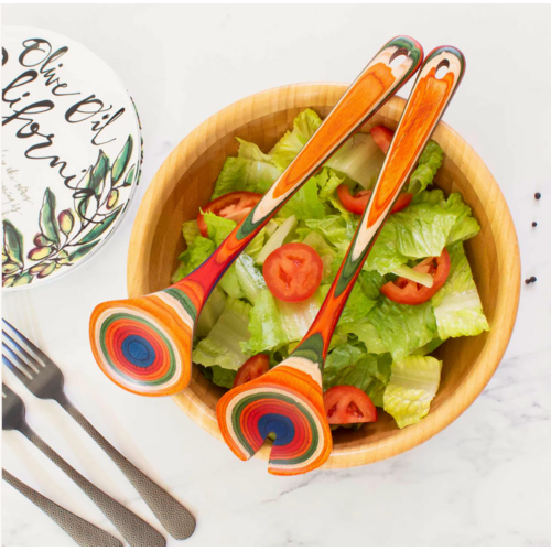 Totally Bamboo Marrakesh Salad Serving Set Totally Bamboo Marrakesh Salad Serving Set