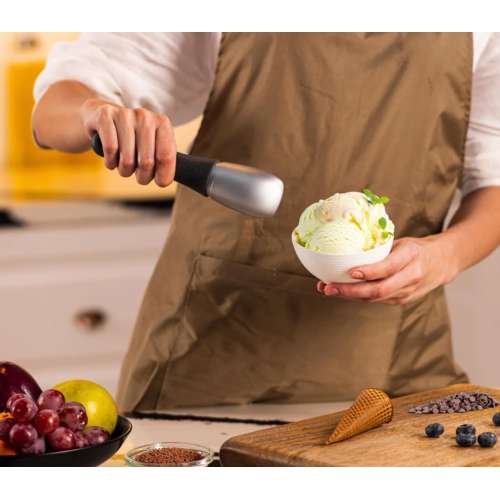 Zyliss Cleverly Ice Cream Scoop Grey