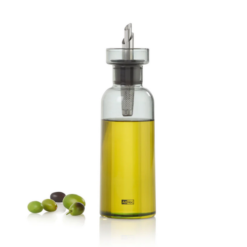 Adhoc AromaPour Oil and Vinegar Dispenser Grey Glass Adhoc AromaPour Oil and Vinegar Dispenser Grey Glass