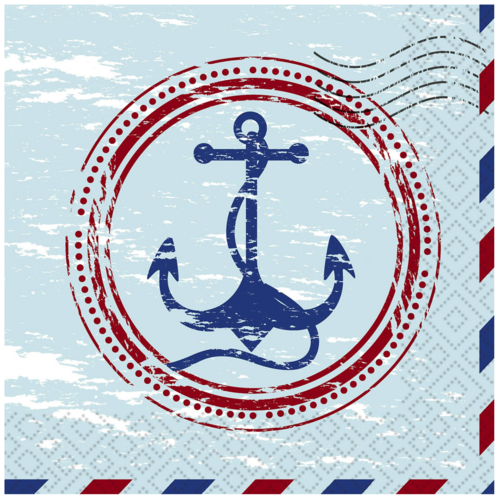 OCD Napkin Lunch Paper Anchor OCD Napkin Lunch Paper Anchor