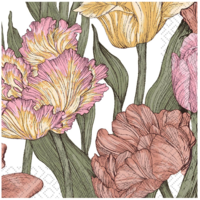 Napkin Lunch Paper Vallila Kukoistus Pastelli