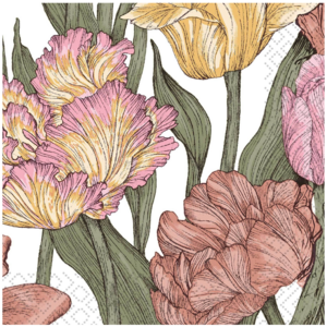 OCD Napkin Lunch Paper Vallila Kukoistus Pastelli OCD Napkin Lunch Paper Vallila Kukoistus Pastelli