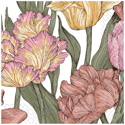 OCD Napkin Lunch Paper Vallila Kukoistus Pastelli OCD Napkin Lunch Paper Vallila Kukoistus Pastelli