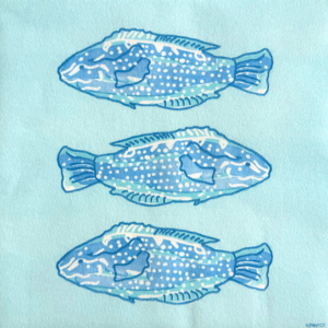 Napkin Dinner Paviot Poission De Lumiere Bleu Napkin Dinner Paviot Poission De Lumiere Bleu