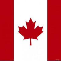 Napkin Cocktail PAVIOT Canada Flag