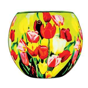 Benaya Handcrafted Art Decor Light Glass Tulips