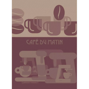 Garnier Thiebaut Garnier Thiebaut Tea Towel Cafe Du Matin Palissandre Garnier Thiebaut Garnier Thiebaut Tea Towel Cafe Du Matin Palissandre
