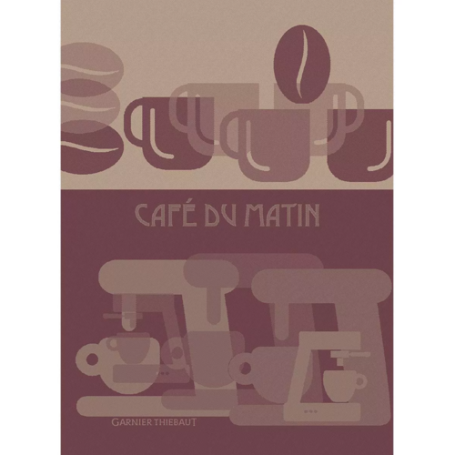 Garnier Thiebaut Garnier Thiebaut Tea Towel Cafe Du Matin Palissandre Garnier Thiebaut Garnier Thiebaut Tea Towel Cafe Du Matin Palissandre