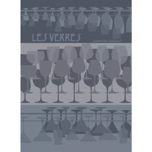Garnier Thiebaut Garnier Thiebaut Tea Towel Les Verres A Pied Denim