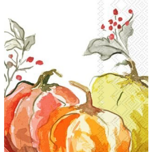 IHR Guest Napkin Paper Painted Pumpkin