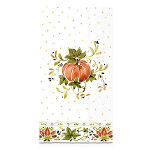 IHR Napkin Guest Paper Pumpkins with Ornaments IHR Napkin Guest Paper Pumpkins with Ornaments