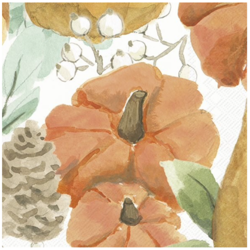 IHR Napkin Lunch Paper Harvest Floral