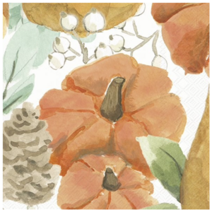 IHR Napkin Cocktail Paper Harvest Floral