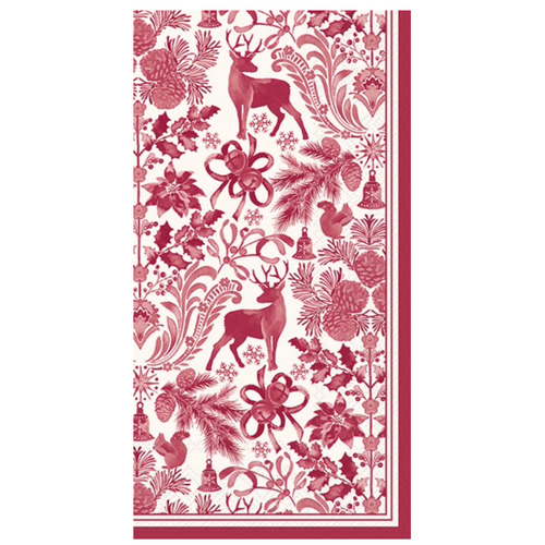 IHR Napkin Guest Paper Brimsley Red