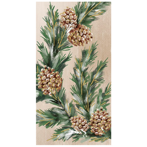 IHR Napkin Guest Paper Gilded Swag Cream IHR Napkin Guest Paper Gilded Swag Cream