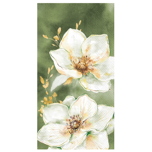 IHR Napkin Guest Paper Golden Gala Green IHR Napkin Guest Paper Golden Gala Green