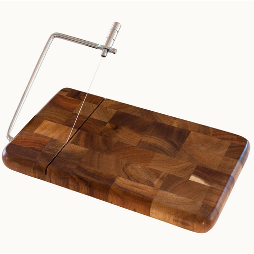 Totally Bamboo Serving Board with Cheese Slicer Acacia Totally Bamboo Serving Board with Cheese Slicer Acacia