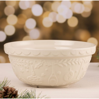 Mason Cash Deck the Halls Mixing Bowl 26cm White
