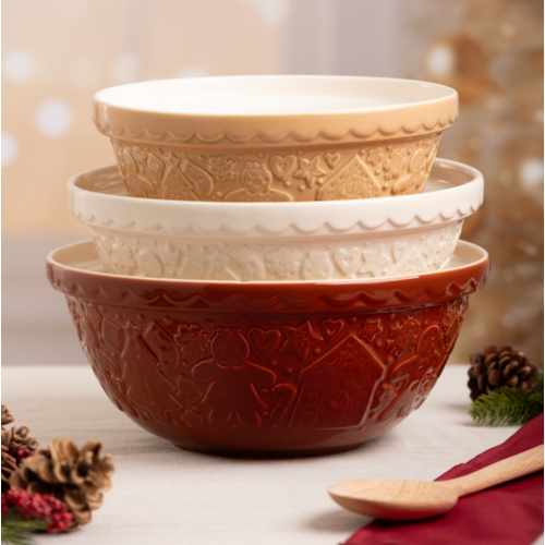Mason Cash Mason Cash Gingerbread Mixing Bowl 29cm Brown Mason Cash Mason Cash Gingerbread Mixing Bowl 29cm Brown