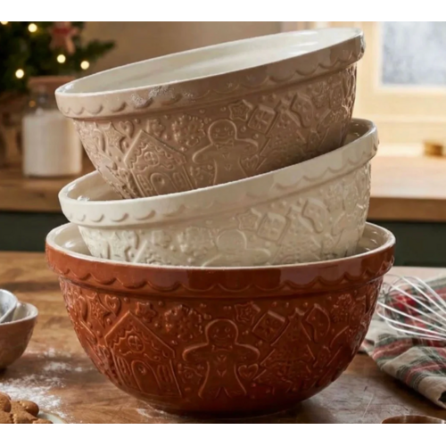 Mason Cash Mason Cash Gingerbread Mixing Bowl 29cm Brown Mason Cash Mason Cash Gingerbread Mixing Bowl 29cm Brown