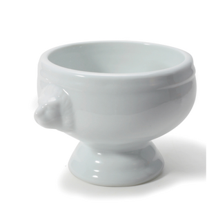 BIA Lion Head Soup Bowl White