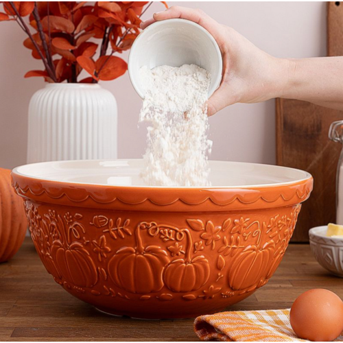 Mason Cash Mason Cash Pumpkin Mixing Bowl 29cm Orange Mason Cash Mason Cash Pumpkin Mixing Bowl 29cm Orange