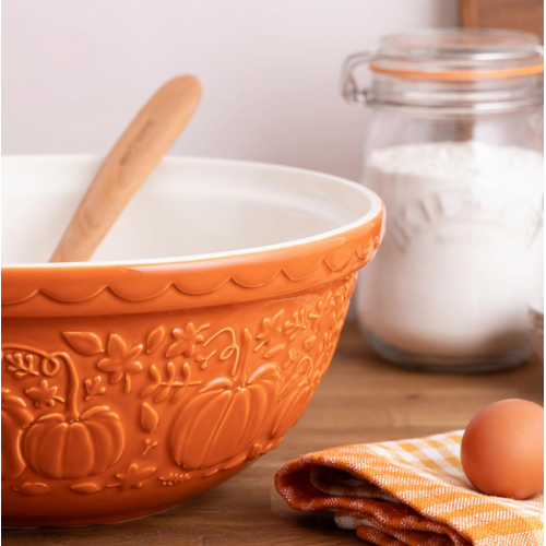 Mason Cash Mason Cash Pumpkin Mixing Bowl 29cm Orange Mason Cash Mason Cash Pumpkin Mixing Bowl 29cm Orange
