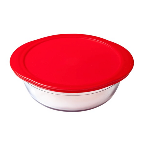O’Cuisine France Glass Bake and Store Round with Lid 2.3L O’Cuisine France Glass Bake and Store Round with Lid 2.3L
