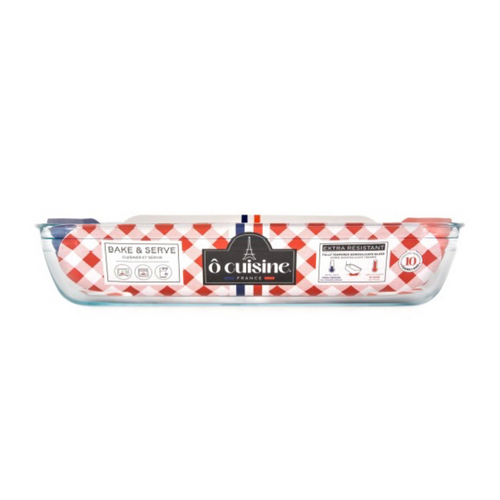 O’Cuisine France Glass Bake and Serve Roaster 13 x 9 Inch