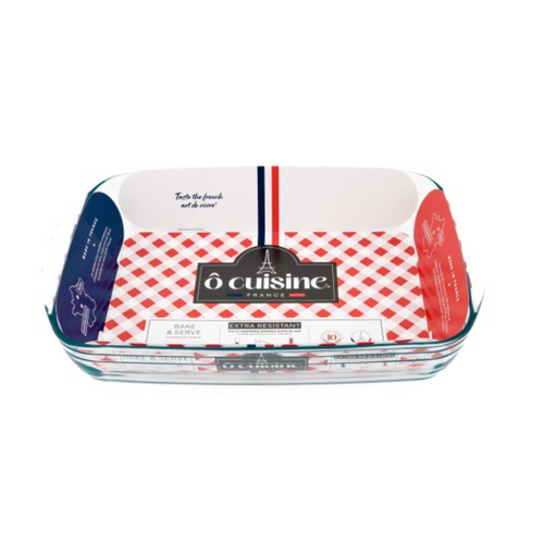 O’Cuisine France Glass Bake and Serve Roaster 13 x 9 Inch