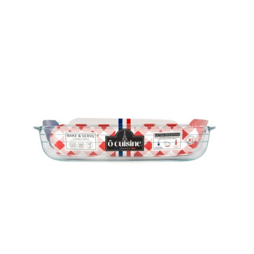 O’Cuisine France Glass Bake and Serve Roaster 12 x 8 Inch