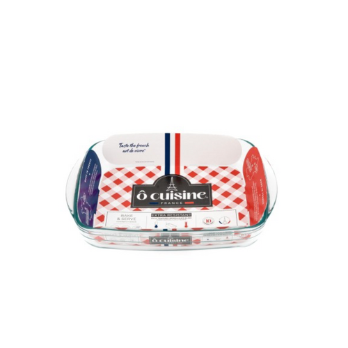 O’Cuisine France Glass Bake and Serve Roaster 12 x 8 Inch