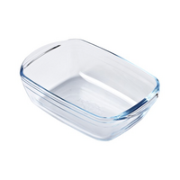 Glass Air Fryer Dish Rectangle 8 x 5 Inch