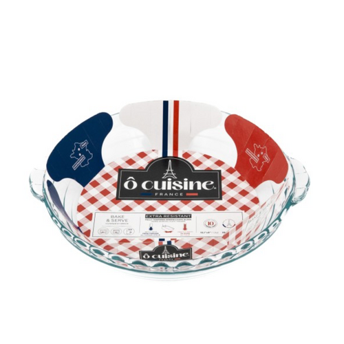 O’Cuisine France Glass Bake and Serve Pie Dish