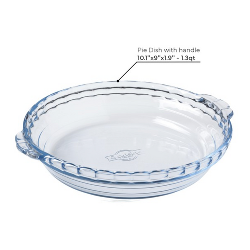O’Cuisine France Glass Bake and Serve Pie Dish