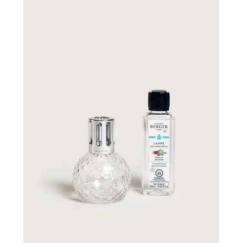 Lampe Berger Lampe Berger Disco Clear Gift Set + 250 ml Festive Fir