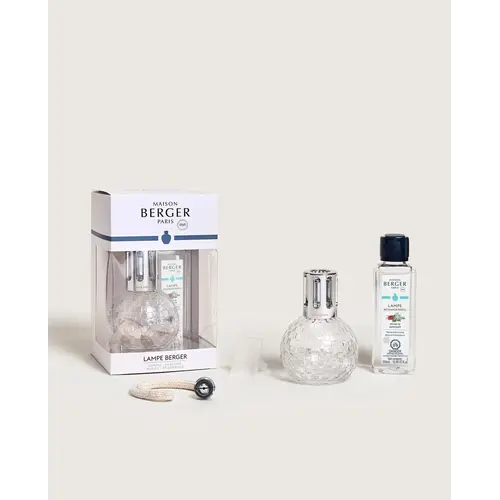 Lampe Berger Lampe Berger Disco Clear Gift Set + 250 ml Festive Fir Lampe Berger Lampe Berger Disco Clear Gift Set + 250 ml Festive Fir